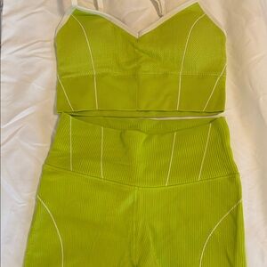 Aerie Lime Green Athletic Shorts